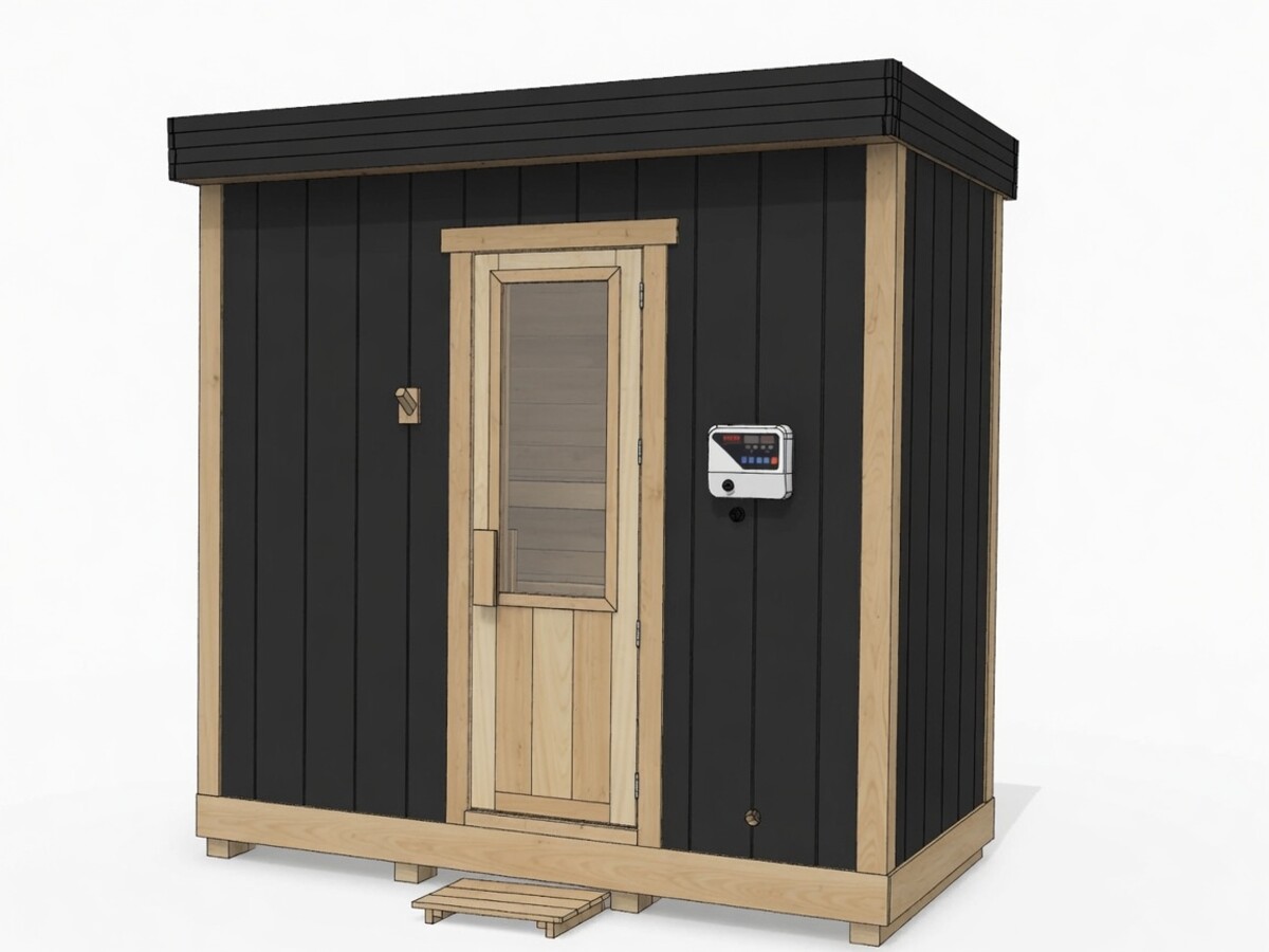 3D design model of the sauna