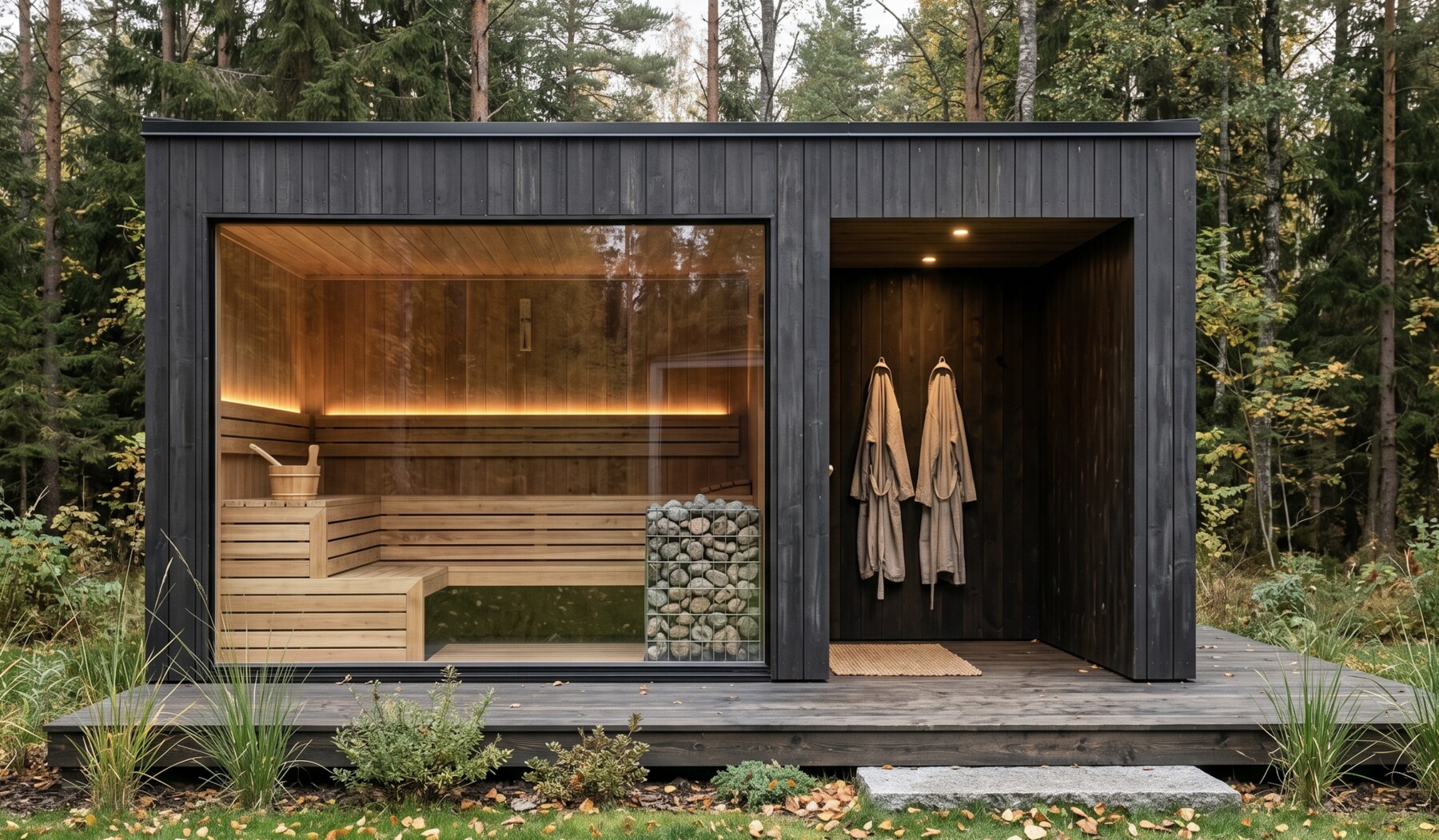 Outdoor sauna